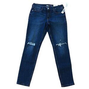 Old Navy Rockstar Super Skinny Jeans Size 8 Dark Wash Denim